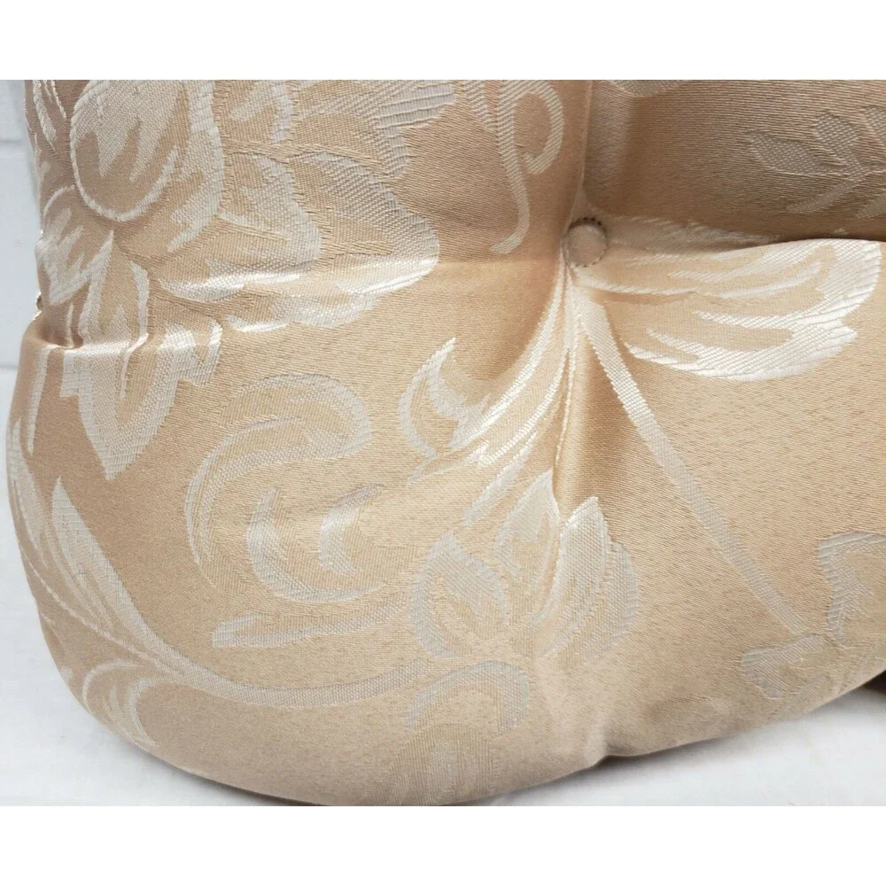 SET OF 2 THICK CUSHION CHAIR PADS w/ties(15